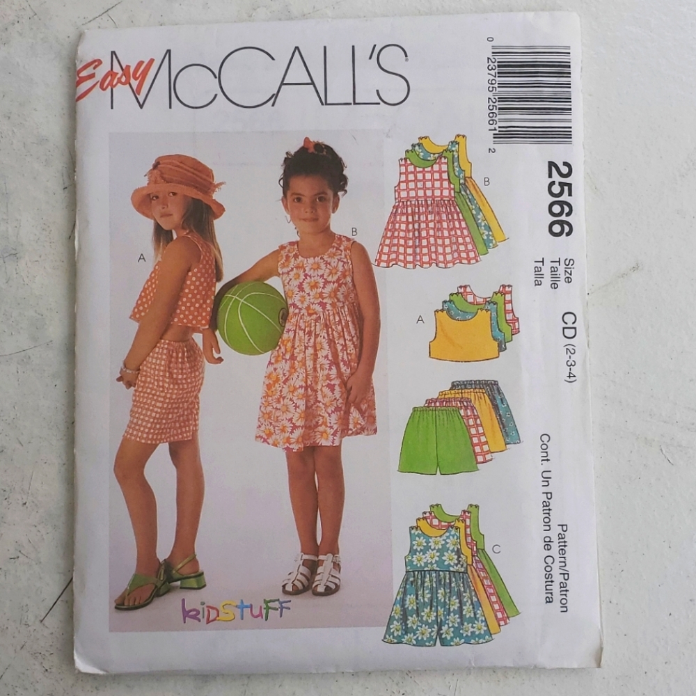 VINTAGE Girls sewing pattern